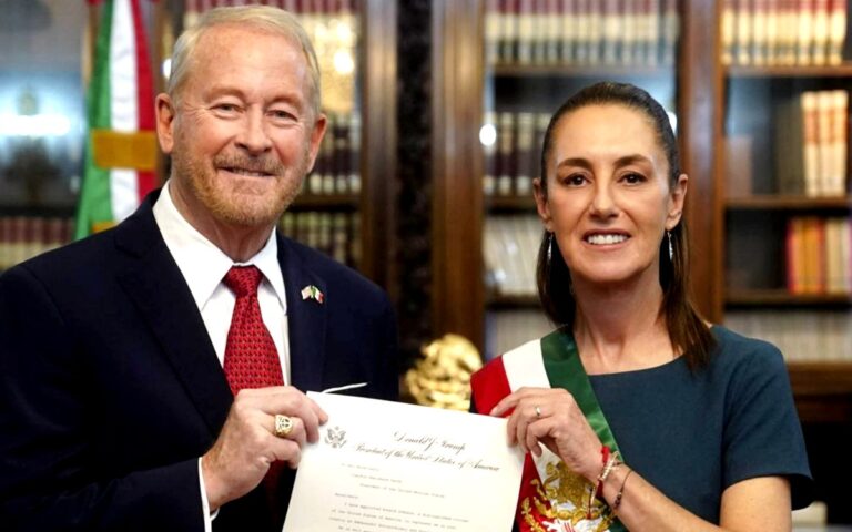 Embajador de Estados Unidos responde a Claudia: ‘lucha contra los cárteles debe unirnos, no dividirnos’