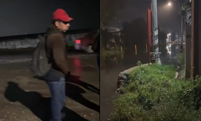 Exhiben lluvias rezagos en Huehuetoca y cuestionan arcos de bienvenida