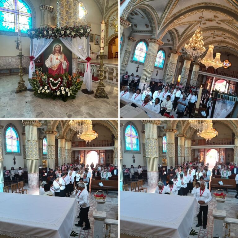 Fundan la Guardia de Honor al Sagrado Corazón de Jesús en la Parroquia del Señor del Perdón, en Santa Cruz Teoloyucan