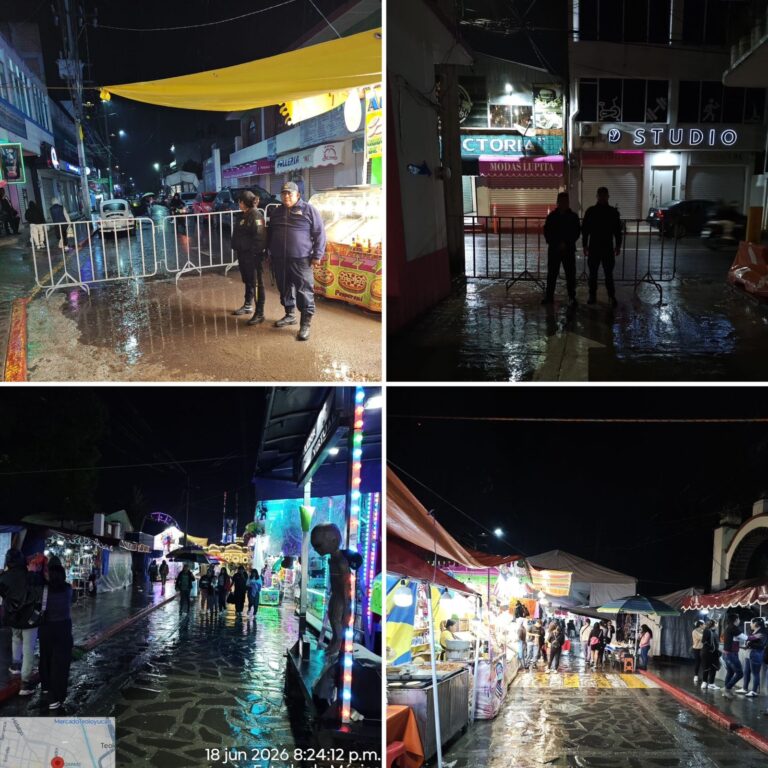 Refuerzan operativo de seguridad durante el octavo día de la Feria Anual Teoloyucan 2026