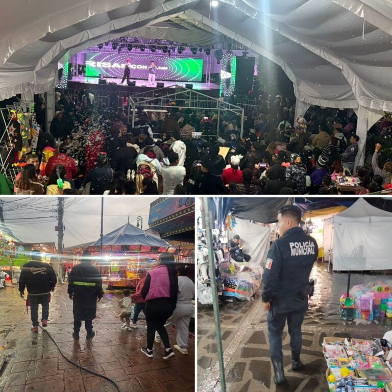 Sin incidentes, transcurre el séptimo día de la Feria de Teoloyucan bajo operativo de seguridad
