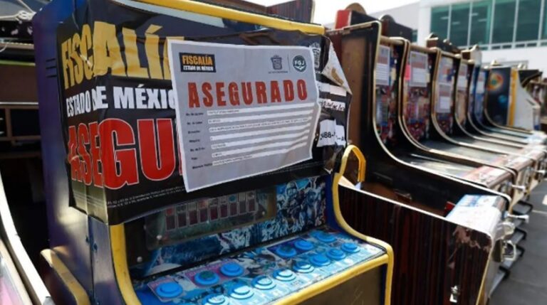 Asegura Fiscalía del Edomex más de 2 mil máquinas tragamonedas y desmantela fábrica en Tultitlán