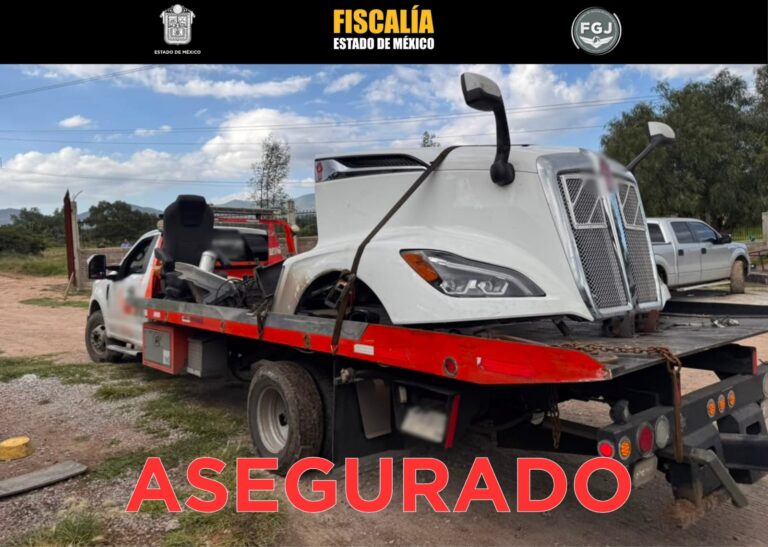 Cateo en Hueypoxtla: recuperan tractocamión robado