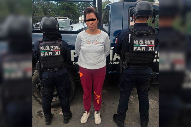 Detienen a mujer con 20 dosis de cristal en Tepotzotlán