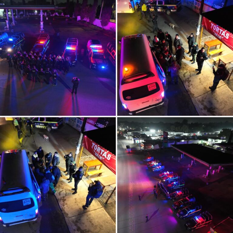 Gobierno de Teoloyucan refuerza vigilancia con operativo “Transporte Seguro” y mantiene acciones de seguridad en barrios