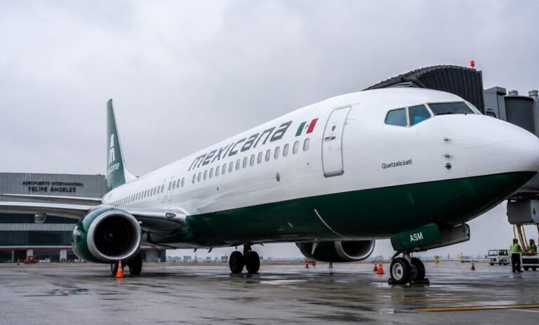 Inaugura aerolínea Mexicana ruta al Bajío desde AIFA, en el Edomex