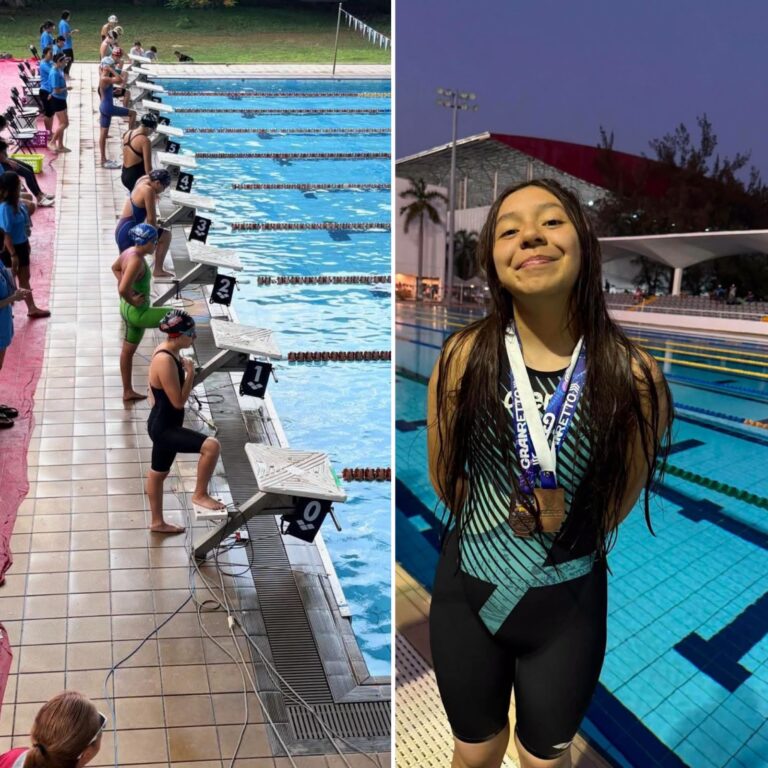 Mariana Palomino pone en alto el nombre de Teoloyucan en el Campeonato Nacional de Natación
