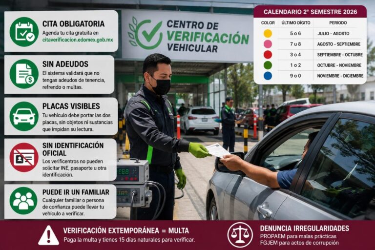 No podrás verificar tu auto si debes multas o tenencia en Edomex