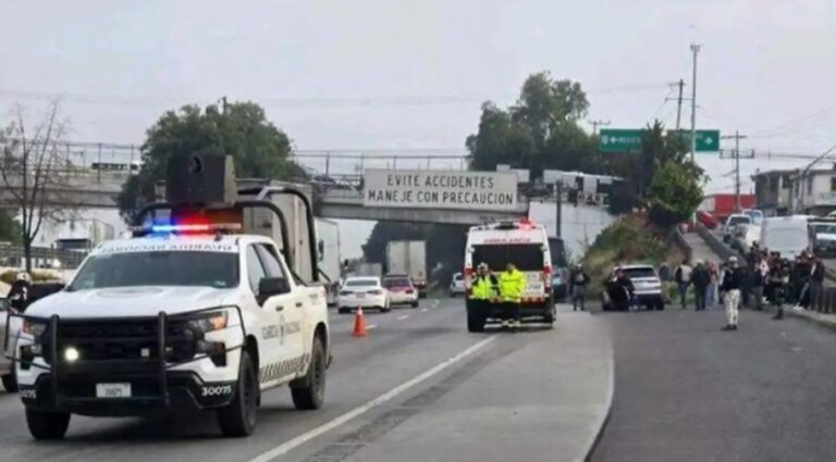 Accidente en la México-Querétaro provocó filas kilométricas y retrasos de hasta 45 minutos