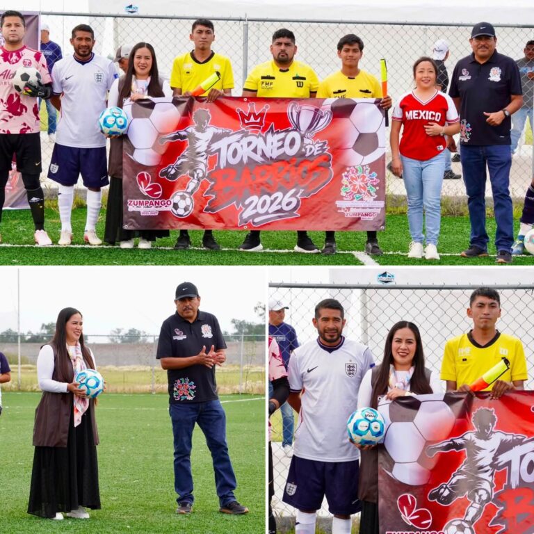 Arranca Torneo de Barrios en Zumpango; repartirán 150 mil pesos en premios