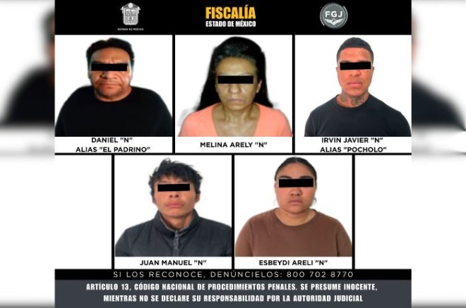 Caen cinco por homicidio en Tecámac; Fiscalía los liga a sangrientos crímenes en Ecatepec