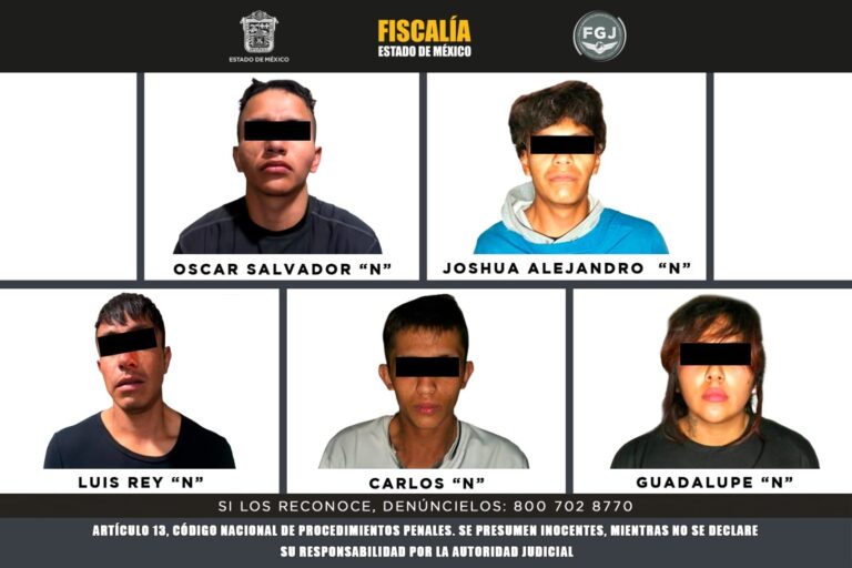 Cinco detenidos por homicidio de un hombre en Coyotepec