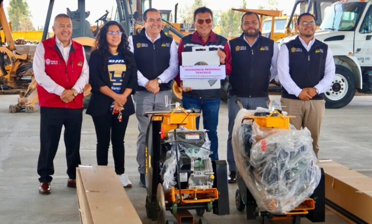 Equipa Junta de Caminos a cuadrillas para mejorar las calles del Edomex