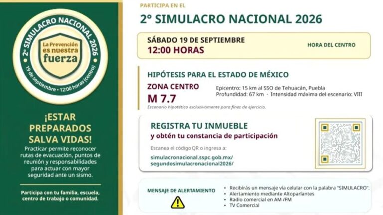 Sonarán millones de celulares este 19 de septiembre