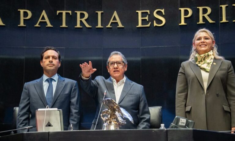Asumió Higinio Martínez presidencia del Senado; reafirma pacto con Edomex