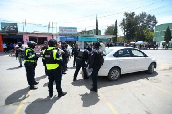 Blindan fuerzas federales y estatales calles del municipio de Jaltenco