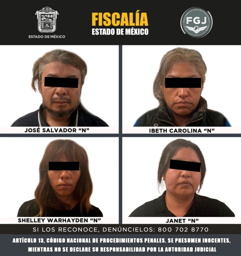 Cuatro sujetos vinculados a proceso tras interceptar tractocamión en Tultitlán