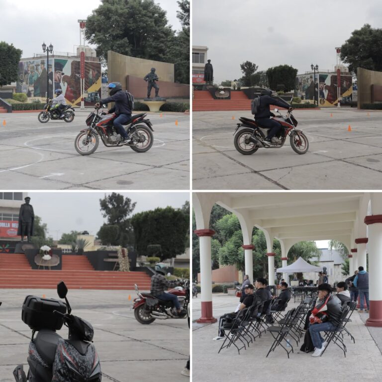 Movilidad prepara motoescuelas ante aumento de accidentes de motociclistas en Edomex