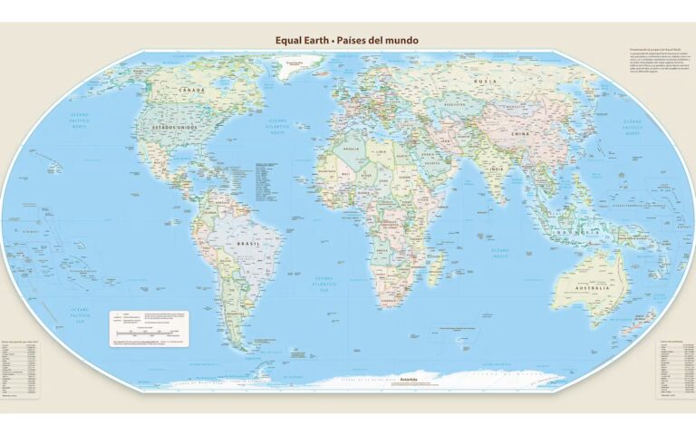 ONU aprueba nuevo mapa que refleje el verdadero tamaño de los continentes