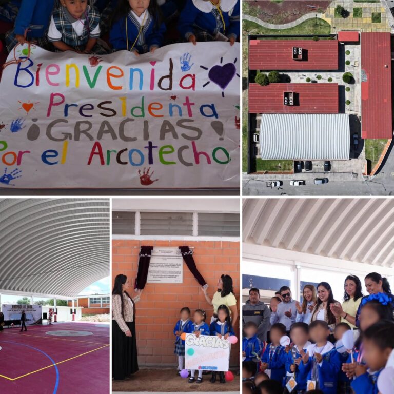 Zumpango va por un hecho histórico: arcotechos en todas sus escuelas