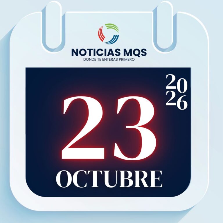 Buenos días, hoy es viernes 23 de octubre de 2026.