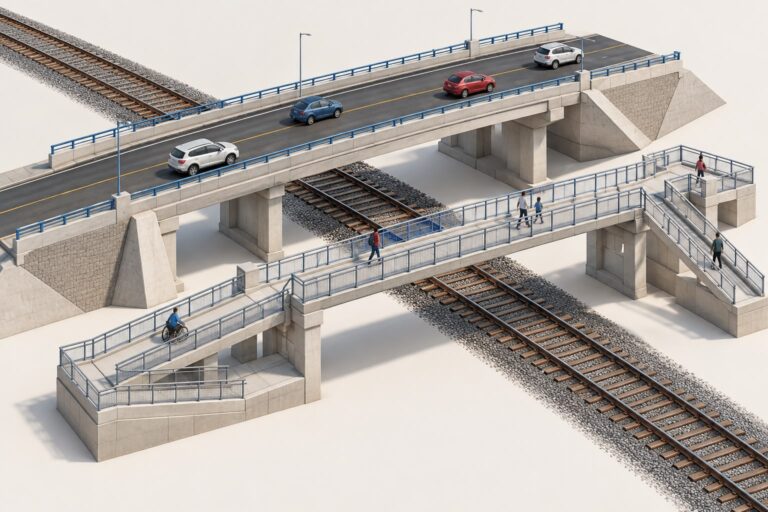 Autorizan siete de diez puentes para Teoloyucan por el tren México-Querétaro, aún faltan tres, el paradero y participación ciudadana