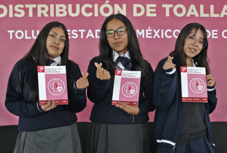 Destinan 20 mdp para impulsar higiene íntima para estudiantes mexiquenses