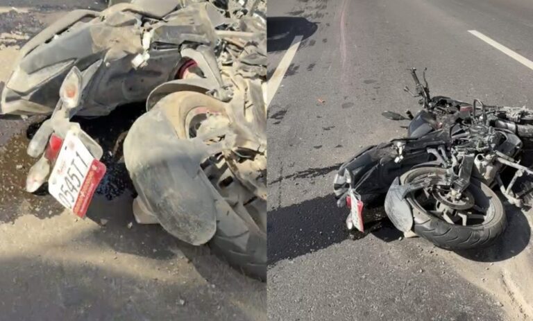 Muere motociclista arrollado por camión en la México-Querétaro
