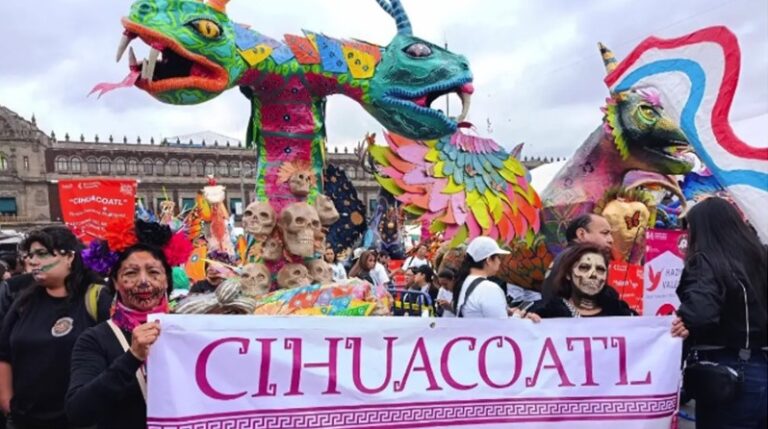Tonanitla lleva su primer alebrije monumental al desfile de Alebrijes Monumentales en la CDMX