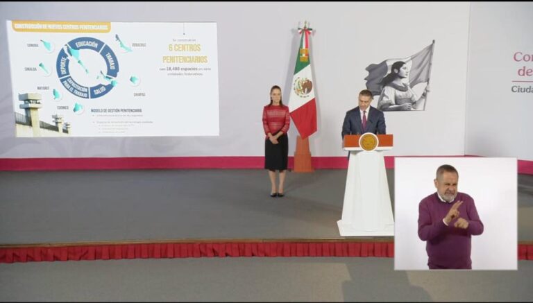Va Sheinbaum por nuevo penal en Edomex y 5 estados más
